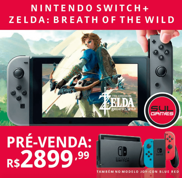 Pré-Vendas Jogos Nintendo Switch