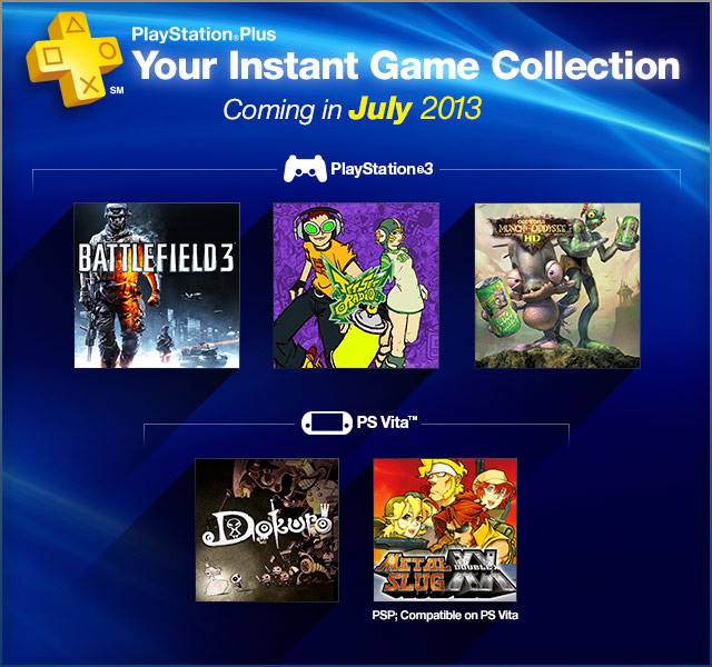 Jogos PS Plus de julho já disponíveis