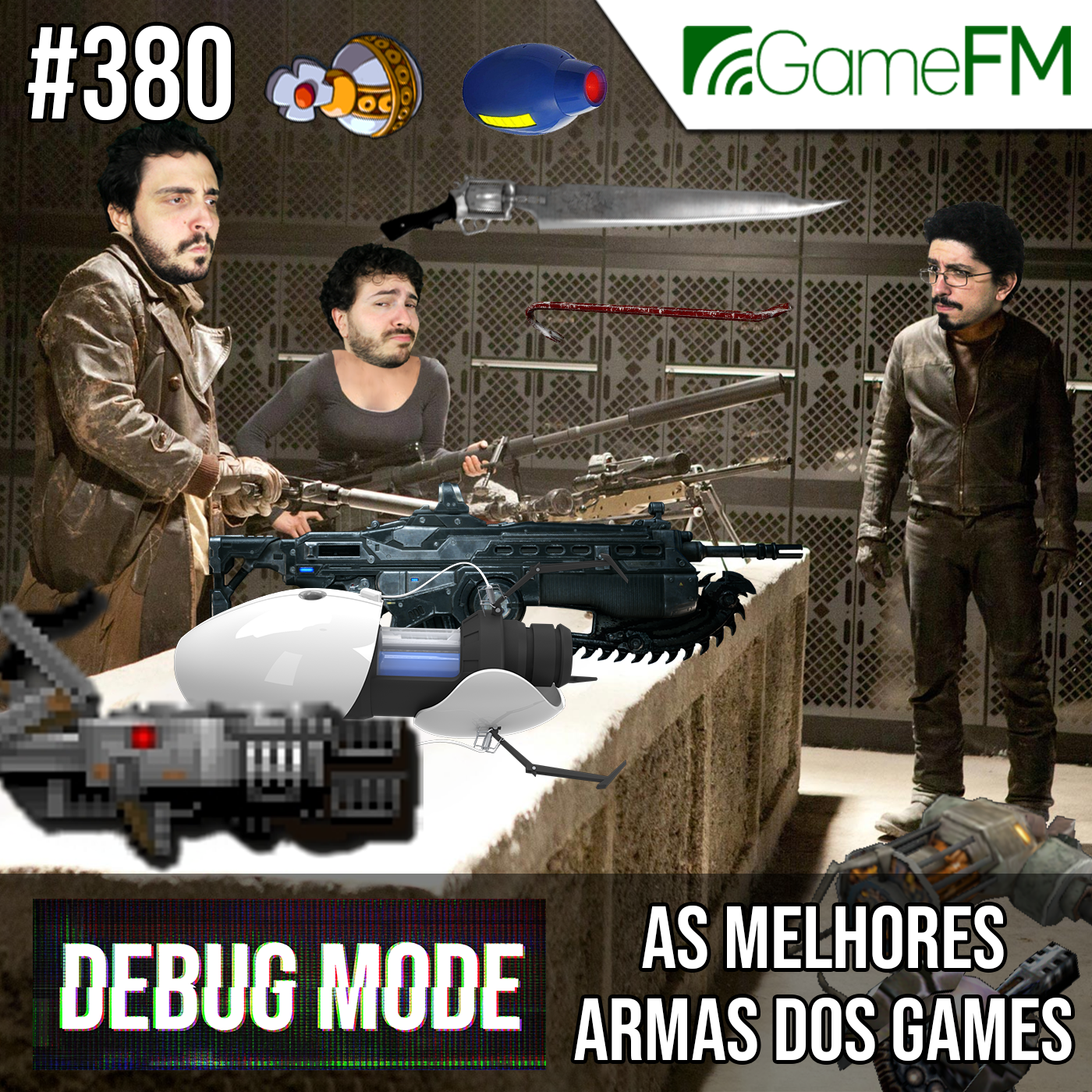Debug Mode #380: As melhores armas dos games – Podcast episode artwork