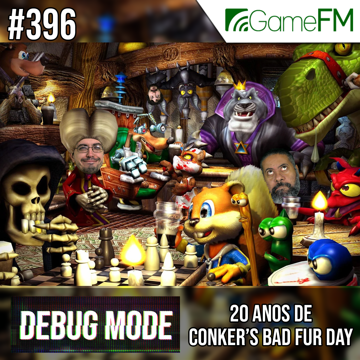 Debug Mode #396: 20 anos de Conker's Bad Fur Day – Podcast episode artwork