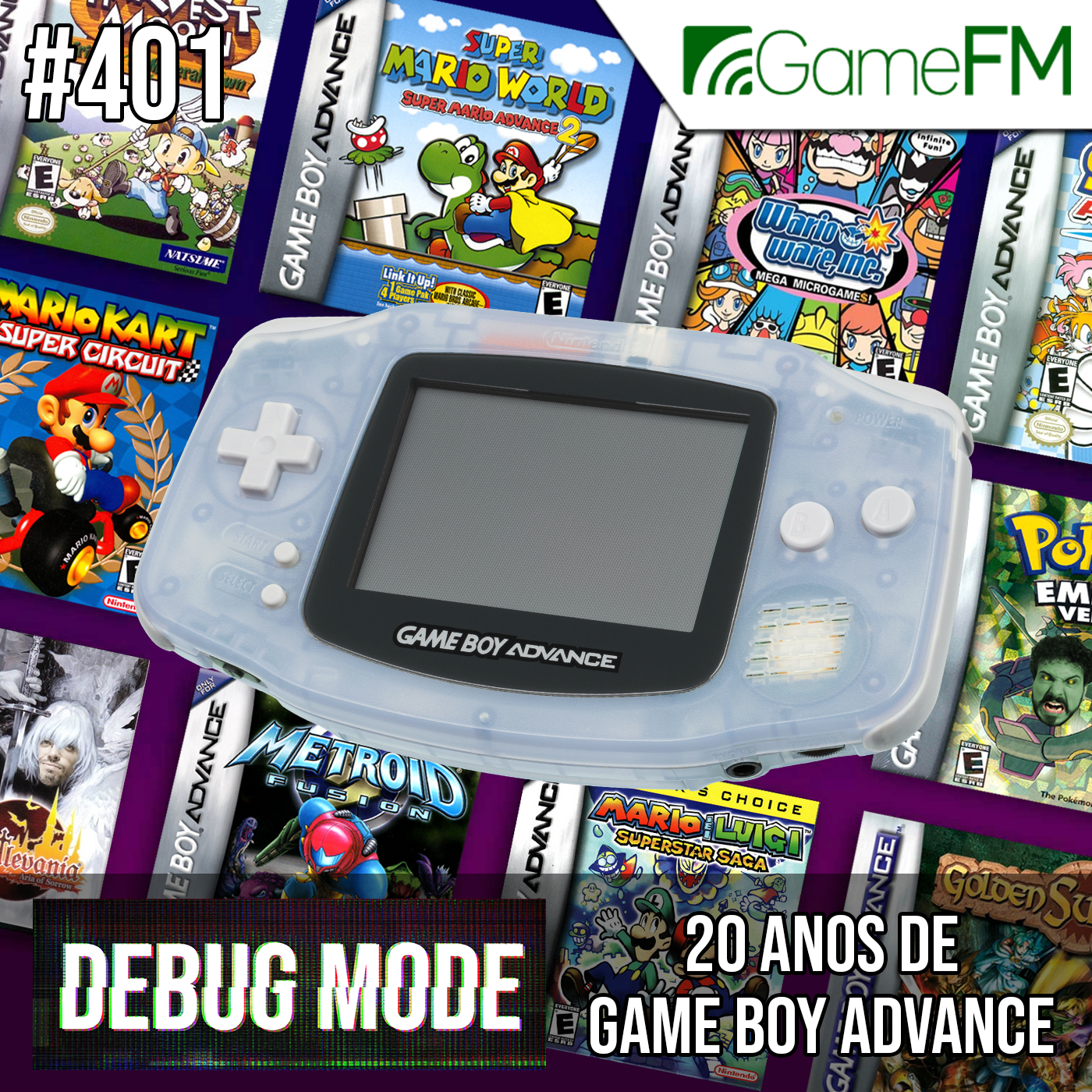 Debug Mode #401: 20 anos de Game Boy Advance – Podcast episode artwork
