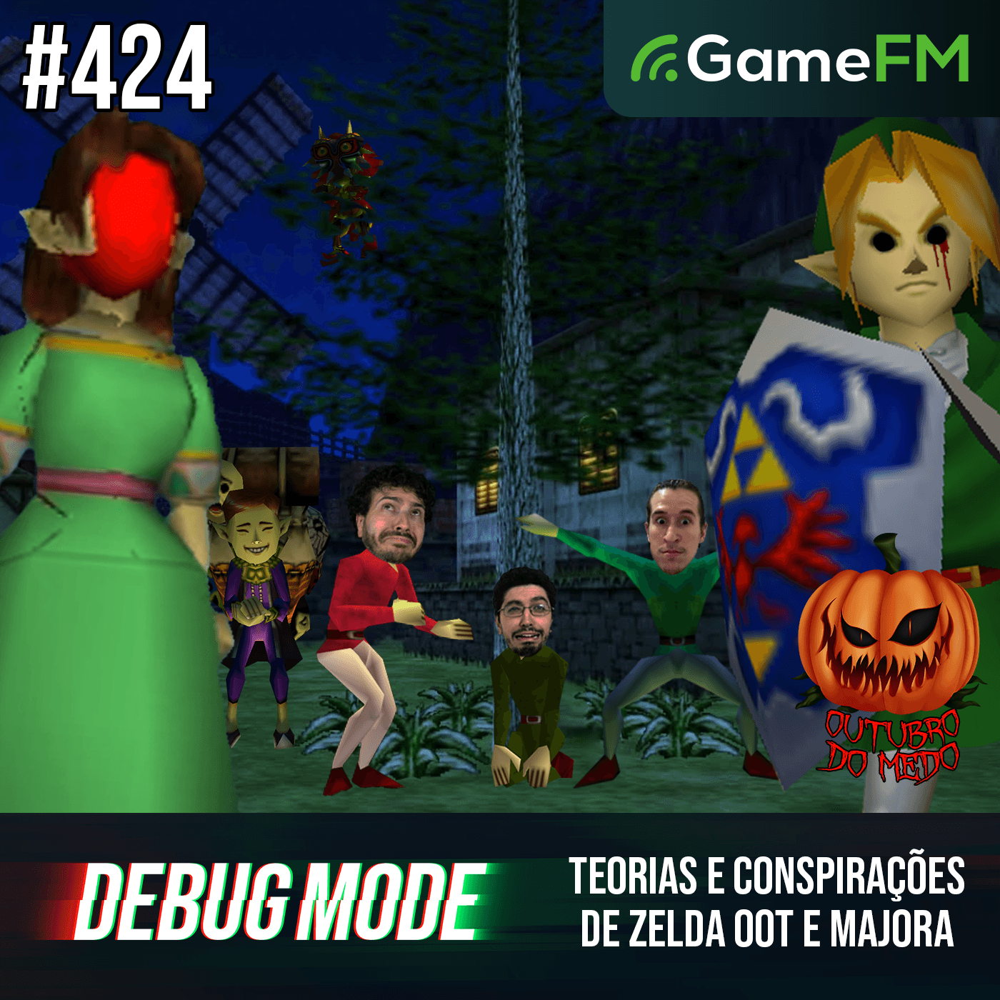ICEBERG DE TEORIAS E CONSPIRAÇÕES DE ZELDA OCARINA OF TIME E MAJORA'S MASK - Debug Mode #424 - Podcast episode artwork