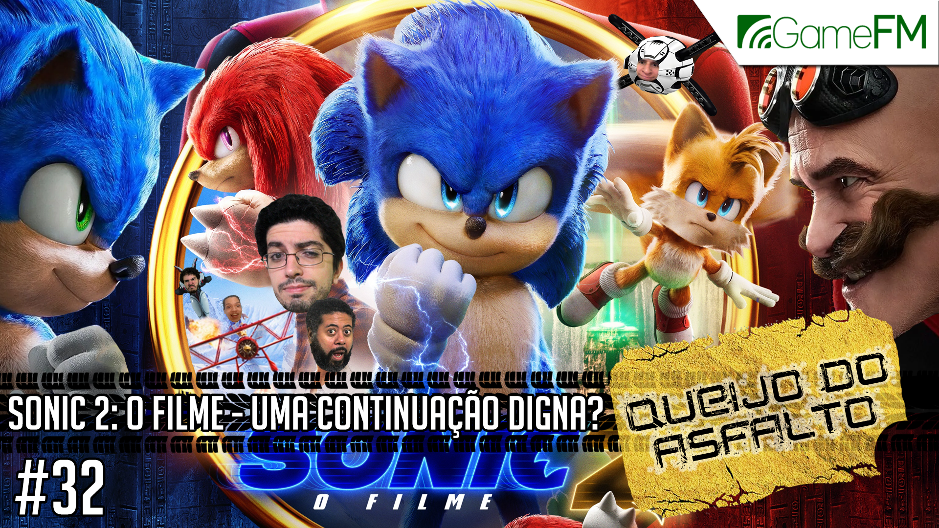 Queijo do Asfalto #32: Sonic 2: O Filme - Uma continuação digna? – Podcast  - GameFM