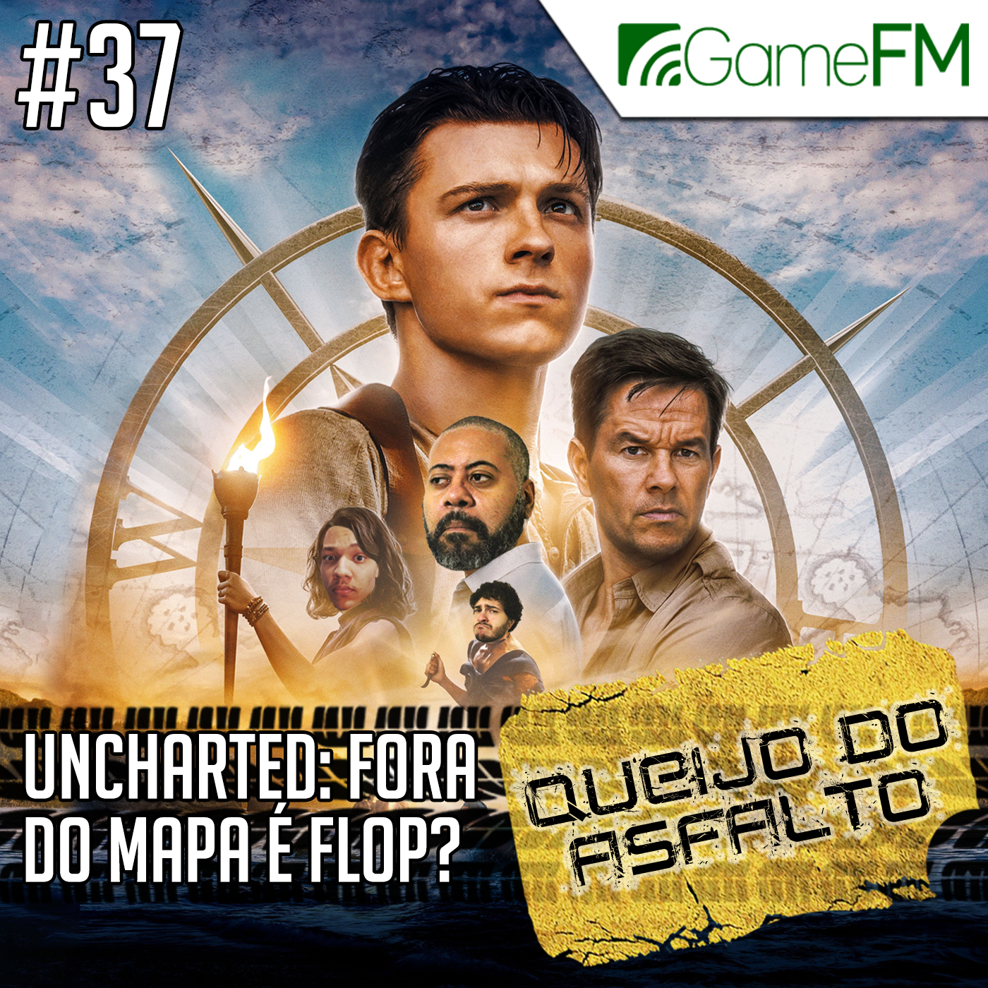 Queijo do Asfalto #37: Uncharted: Fora do Mapa é flop? – Podcast - GameFM