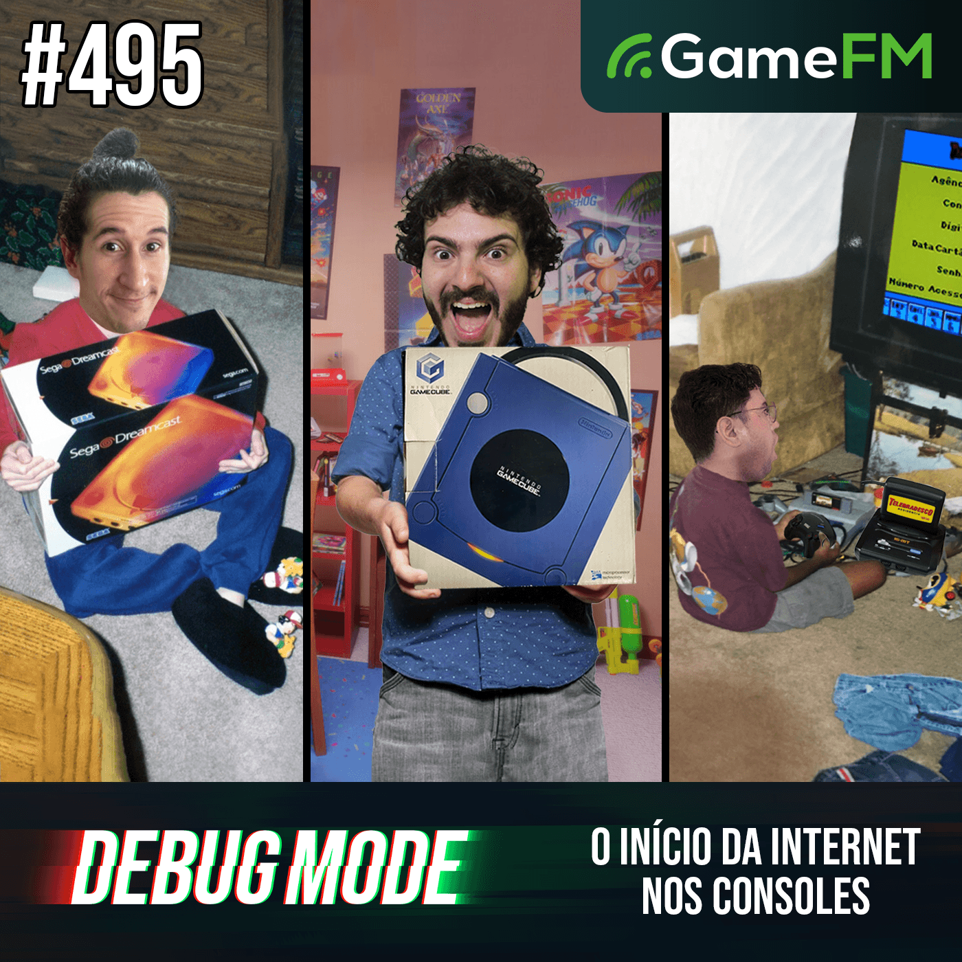 O INÍCIO DA INTERNET NOS CONSOLES - Debug Mode #495 - Podcast episode artwork