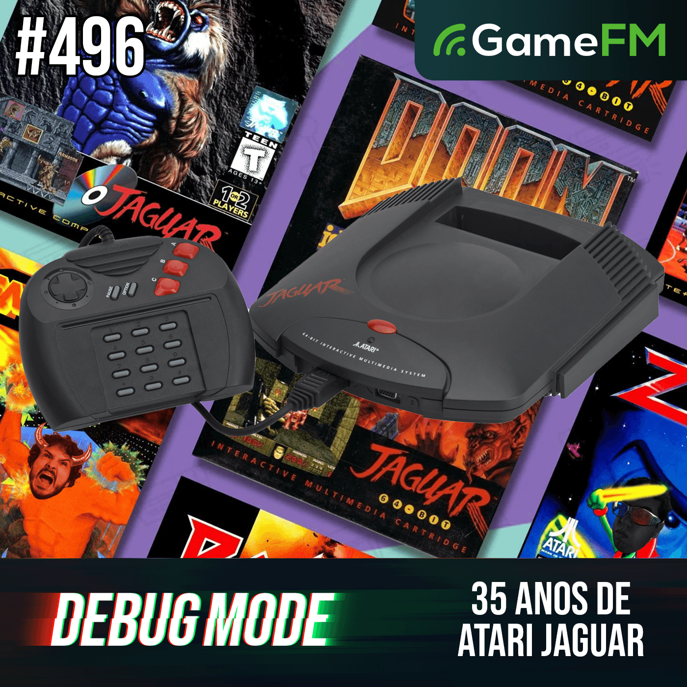 35 ANOS DE ATARI JAGUAR - Debug Mode #496 - Podcast episode artwork