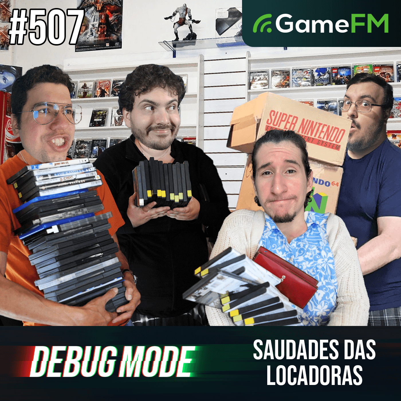 SAUDADES DAS LOCADORAS - Debug Mode #507 - Podcast episode artwork