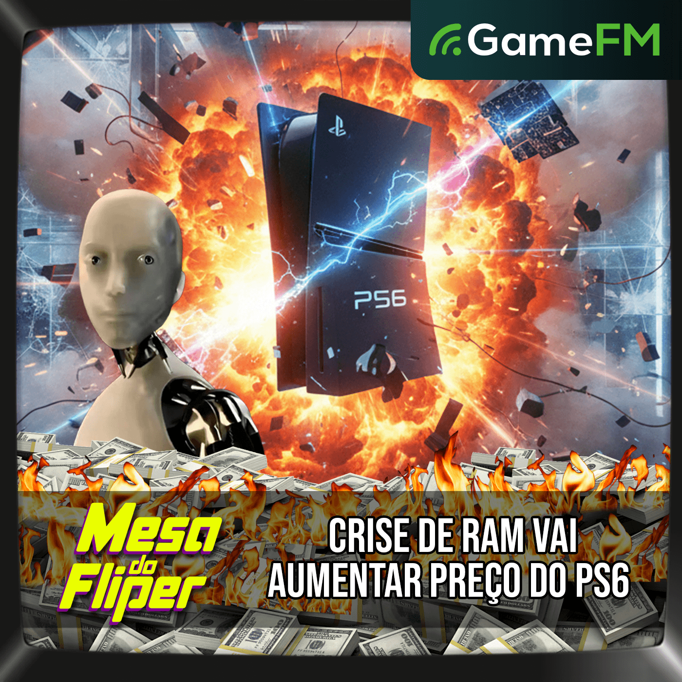 CRISE DE RAM VAI AUMENTAR PREÇO DO PS6 - 04/12/2025 - Mesa do Fliper - Podcast